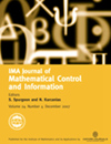 IMA JOURNAL OF MATHEMATICAL CONTROL AND INFORMATION雜志封面
